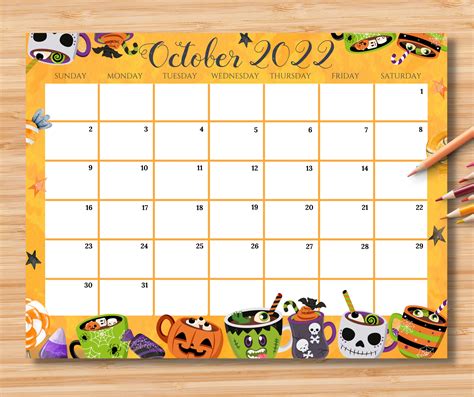 Halloween 2022 Calendar